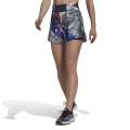 adidas Tennisshort US Series Ergo Printed Aeroready (integrierte Tight) schwarz/bunt Damen